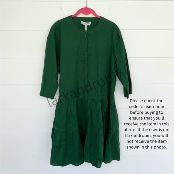 NEW Apiece Apart Maurino Drop Waist Mini Dress Jadit XL - Picture 14 of 17